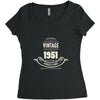 premium vintage 1951 classic perfectly aged limited edition Women's Triblend Scoop T-shirt