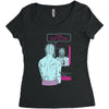 pinbeard Women's Triblend Scoop T-shirt