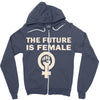 the future is female Zipper Hoodie