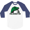 philosoraptor (2) 3/4 Sleeve Shirt