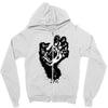 screaming hand werewolf Zipper Hoodie