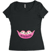 Two Peas In a Pod Twin Baby Girls Women's Triblend Scoop T-shirt