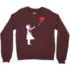 banksy style Crewneck Sweatshirt