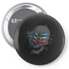 between the eyes Pin-back button