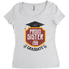 proud sister of a 2018 graduate Women's Triblend Scoop T-shirt