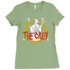 the grey Ladies Fitted T-Shirt