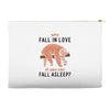 Why Fall In Love If You Can Fall Aslepp Accessory Pouches
