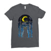 moon visitor Ladies Fitted T-Shirt