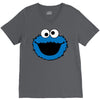 Cookie Monster Face V-Neck Tee