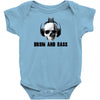 drum and bass Baby Onesie