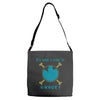 IT'S NEVER A CRIME TO EXIST Franky  One Piece Adjustable Strap Totes