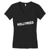 hollyweed Women's V-Neck T-Shirt