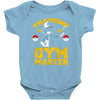 training to be gym master Baby Bodysuit
