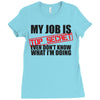 top secret Ladies Fitted T-Shirt