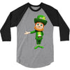 DABBİNG LEPRECHAUN 3/4 Sleeve Shirt