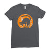 happy halloween Ladies Fitted T-Shirt