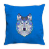 the wolf Throw Pillow