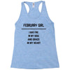 February Girl Racerback Tank