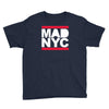 mad nyc new york city run fashion baseball jersey Youth Tee