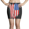 sa distress flag cool american Mini Skirts