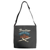 brother  the pilot the myth the legend Adjustable Strap Totes