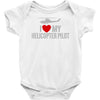 i' love my helicopter pilot Baby Bodysuit