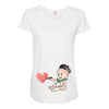 Cute Painter Maternity Scoop Neck T-shirt