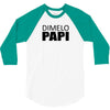 dimelo papi nicky jam reggaeton regueton  black 3/4 Sleeve Shirt