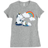 rainbow Ladies Fitted T-Shirt