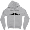good god man Zipper Hoodie
