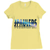 jake paulers cool lights Ladies Fitted T-Shirt