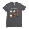 cupcakes Ladies Fitted T-Shirt