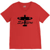 spitfire plane V-Neck Tee