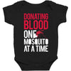 donating blood one mosquito funny Baby Bodysuit