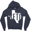 Beto Texas Map Zipper Hoodie