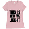 this is how we Ladies Fitted T-Shirt