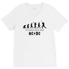 The Evolution of Rock V-Neck Tee