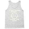 i cant brain today Tank Top