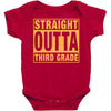 straight outta third grade Baby Bodysuit