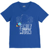 Family Trip To Moon V-Neck Tee