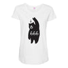 Black Bear Metal Maternity Scoop Neck T-shirt