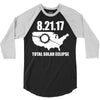 total solar eclipse 2017 3/4 Sleeve Shirt
