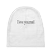 i love you mail Baby Beanies