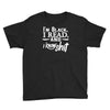i'm black i read and i know Youth Tee