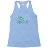 thc pot leaf molecule Racerback Tank