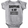 shopping is my cardio !! t shirt  shopping is my cardio graphic  t,,, Baby Onesie