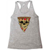 pizza skull Racerback Tank