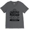 Queens Are Born In December V-Neck Tee