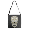 skull plants Adjustable Strap Totes