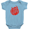 red means scary Baby Onesie